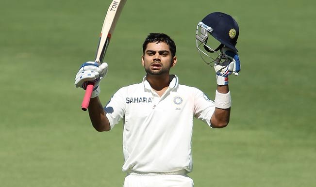 virat kohli first test match